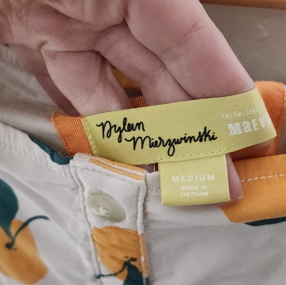 Maeve White and Orange Sleeveless Dress - Picture 5 of 6